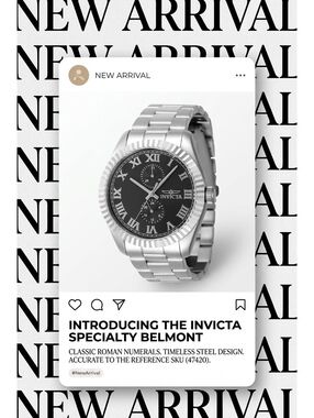 INVICTA SPECIALTY BELMONT MENS WATCH 43mm